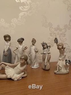 10 Nao Figurines by Lladró