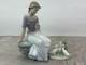 12 NAO-Lladro Spring Reflections, lady with flower, #1392G, Spain, 2000