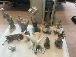 12 Original Lladro figurines in mint condition NO RESERVE Job Lot