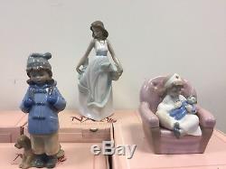 19 x NAO by Lladro Figurines Bundle Mostly boxed in Immaculate Mint Condition