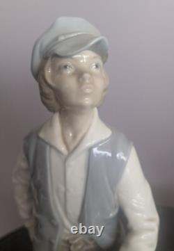 1970s Nao (Lladro) Porcelain figure of a Shoeshine Boy