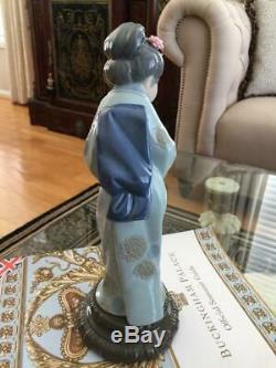 1978 Retired LLADRO ORIENTAL Figurine SAYONARA # 4989 ExCond Japanese Geisha