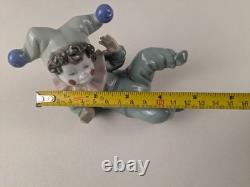1980s Nao Lladro #1066 Figure Child Boy Clown Jester Figurine Handmade Spain