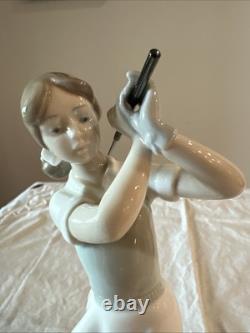 1984 Nao Pottery Doll Figurine Lladro Sister Brand Golf Blonde Blue Eye Girl