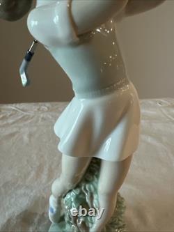 1984 Nao Pottery Doll Figurine Lladro Sister Brand Golf Blonde Blue Eye Girl