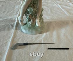 1984 Nao Pottery Doll Figurine Lladro Sister Brand Golf Blonde Blue Eye Girl