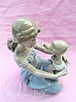 1st QUALITY LLADRO MOTHER & BABY 6705 ONE FOR YOU ONE FOR ME FIGURINE PERFECT