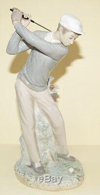 4824 1st Quality Retired Large LLADRO Very Tall Piece 28cm THE GOLFER 1977-84