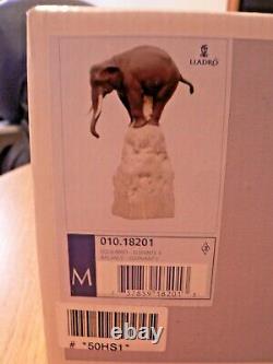 A Stunning Very Rare Boxed Lladro 8201 Balance, Elephant 11 Figure. Mint