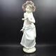 A707? Lladro Nao Porcelain Figurine Girl With Dove