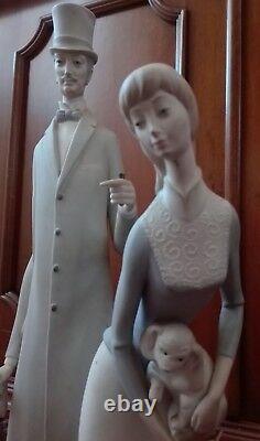 Antica Nao By Lladro Statua Figure Porcellana DI Biscuit Made Spain Alta 49 CM