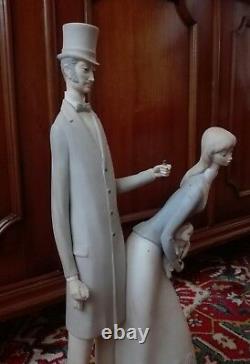 Antica Nao By Lladro Statua Figure Porcellana DI Biscuit Made Spain Alta 49 CM