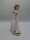 Attractive Collectable Lladro Spain Figure 6990 Bellflower