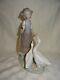 Attractive Lladro Spain Nao Figure 286 Teaching The Geese