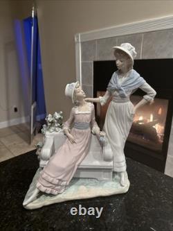 Authentic Extra Large Lladro Ladies Talking Figurine 1980 Flawless Rare 5042