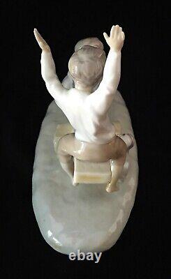 Beautiful Glossy Lladro Nao See Saw # 4867