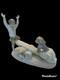 Beautiful Glossy Lladro Nao See Saw # 4867, NAO by Lladro, pristine, early