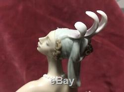 Beautiful Large Lladro Figurine Grand Dame #1568 Retired 1992 Ex Con