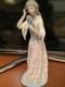 Beautiful Lladro NAO Figurine Girl with Mirror Porcelain Ceramic