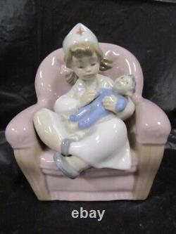 Beautiful Lladro / NAO Playing Nurse Figurine Nice Piece