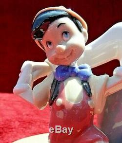 Boxed Mint Nao Porcelain 02001678 Disney's Pinocchio's First Steps Figurine