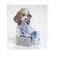 Can't Wait! Lladro Porcelain Dog Collectible Ornament New & Boxed SALE FROM £205