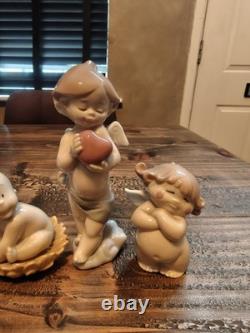 Collection 4 NAO By Lladro porcelain Figurines. Job Lot Bundle Angels