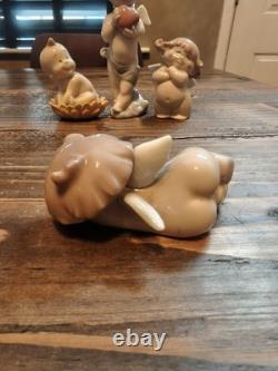Collection 4 NAO By Lladro porcelain Figurines. Job Lot Bundle Angels