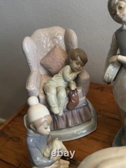 Collection of Lladro and NAO Porcelain Figurines Bundle Some Rare and Retired