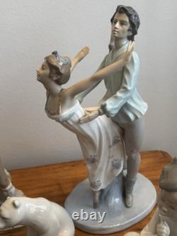 Collection of Lladro and NAO Porcelain Figurines Bundle Some Rare and Retired