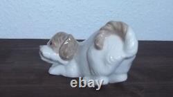 Decorative Porcelain Figurine Small Dog From Nao Lladro Spain #6984