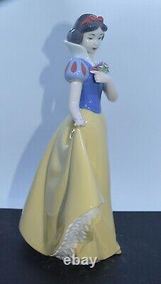 Disney Nao Porcelain By Lladro Figurine Snow White 02001680 Was £150 Now £127.50