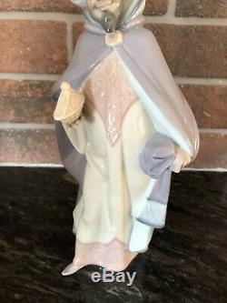 Early Lladro Retired Nativity Set 3 Kings King Balthasar 5481