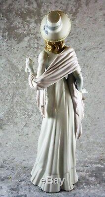 Fabulous Vintage Lladro Figure Figurine Elegant Lady Tall 35.5 CM