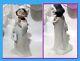 Figurine Nao Lladro Japanese girl holding a fan. Mint Condition. No Box 8 tall