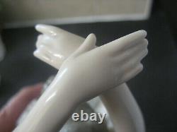 Fine Large Lladro Nao Ballerina Sitting Figure