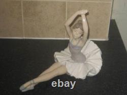 Fine Large Lladro Nao Ballerina Sitting Figure