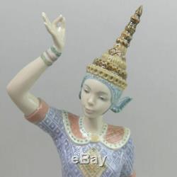 Fine Lladro Porcelain Balinese Male Dancer Figure #5592 Retired In 1993