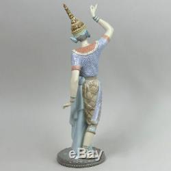 Fine Lladro Porcelain Balinese Male Dancer Figure #5592 Retired In 1993