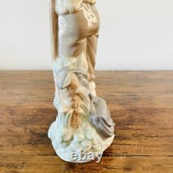 Great porcelain figurine Nao Lladró-boy with bird-28 cm Great porcelain figurine Nao Lladró-boy with bird-28 cm