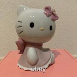 Hello Kitty Porcelain Figure Lladro Decor Doll Pink Sanrio Nao Japan
