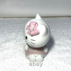 Hello kitty lladro nao sanrio porcelain figure dresses pink collection ribbon