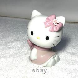 Hello kitty lladro nao sanrio porcelain figure dresses pink collection ribbon