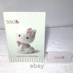 Hello kitty lladro nao sanrio porcelain figure dresses pink collection ribbon