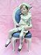 LARGE 1st QUALITY LLADRO BOY ON CHAIR 1229 YOUNG HARLEQUIN FIGURINE PERFECT