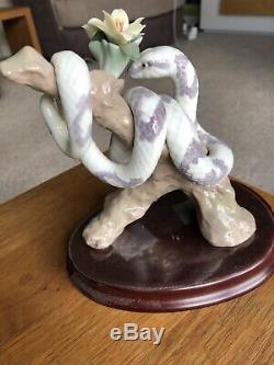 LLADRO CHINESE ZODIAC FIGURE THE SNAKE (01006780) boxed with promo leaflet