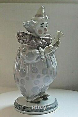 LLADRO CLOWN The Show Begins 6938 Boxed & Paperwork Porcelain