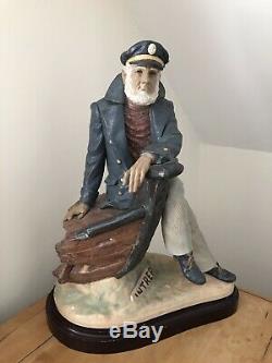 LLADRO DAYS OF YORE 12248 Huge Fisherman Figurine Rare Retired LTD Edition COA