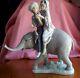 LLADRO FIGURINE' HINDU CHILDREN AND ELEPHANT' signed and dated