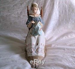 LLADRO LADY Sewing EMBROIDERER no 4865 beautiful piece 1994(382715719050)